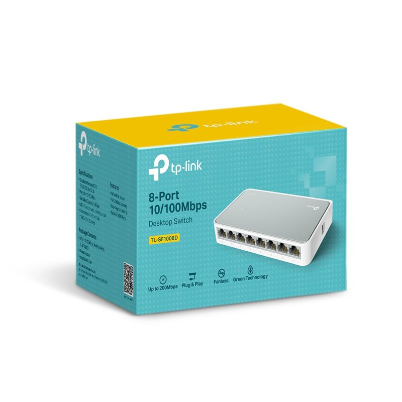 8-PORT 10/100M MINI DESKTOP SWITCH