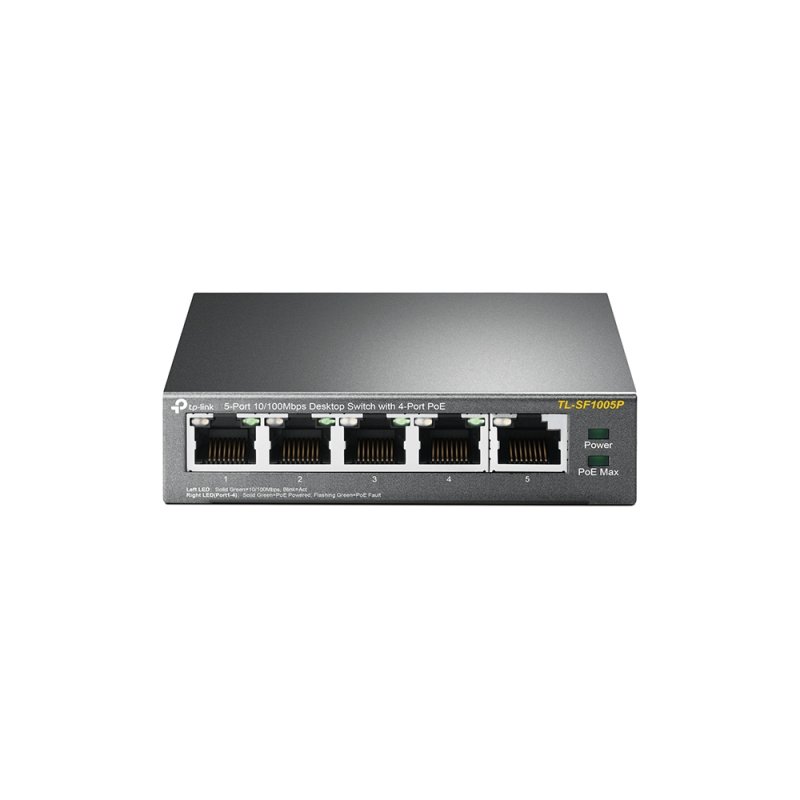 5-PORT 10/100 MBPS SWITCH 4PORT POE 