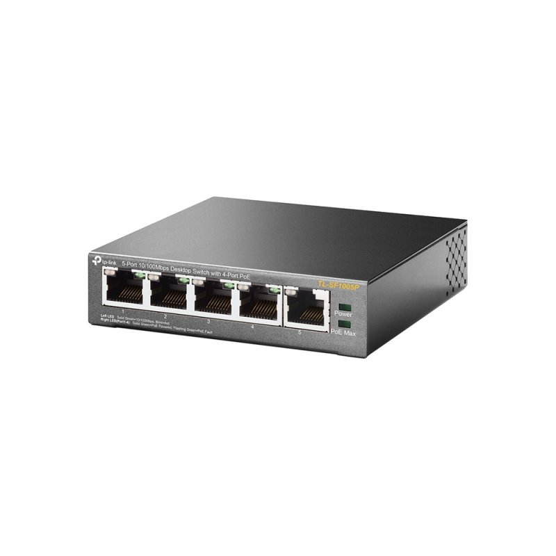 5-PORT 10/100 MBPS SWITCH 4PORT POE 