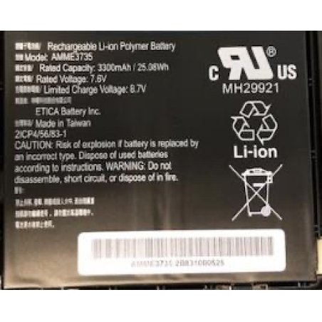 Zebra BTRY-ET5X-10IN3-02 Pièce de rechange et accessoire pour tablette Batterie
