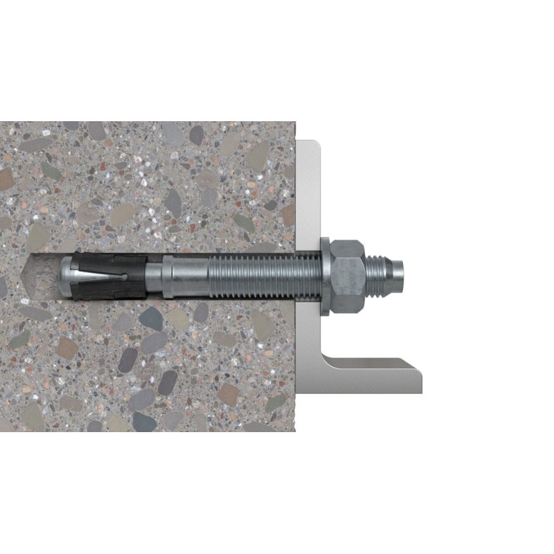 Fischer 564574 ancrage à vis et cheville murale 50 pièce(s) 75 mm