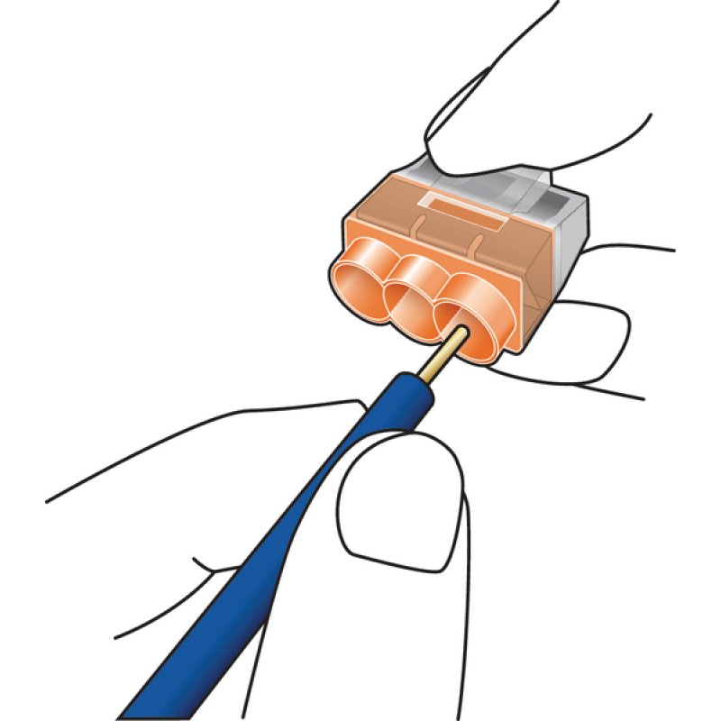 Hellermann Tyton 148-90037 wire connector Transparent, Orange