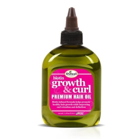 Difeel Biotin Growth & Curl Premium Hair Oil 71 Oz