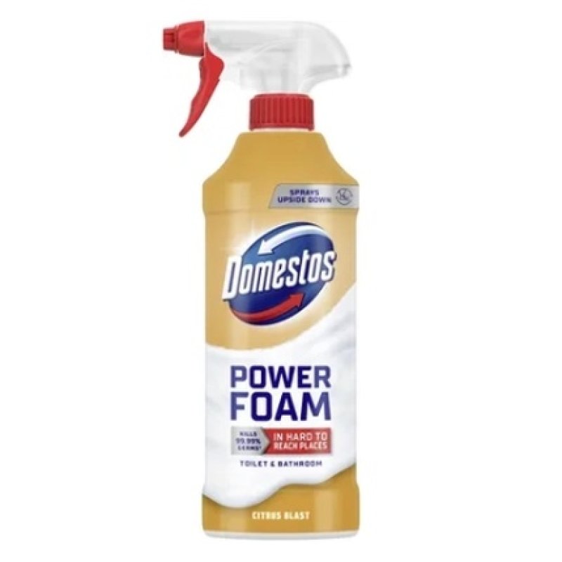 Domestos Power Foam Citrus Blast Toilet Foam Spray - 435 Ml