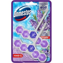 Domestos Power 5 Lavender Toilet Rim Blocks 50g - Pack of 2