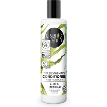 Organic Shop Strengthening Conditioner Anti-Hair Loss Algae and Lemongrass 280ml