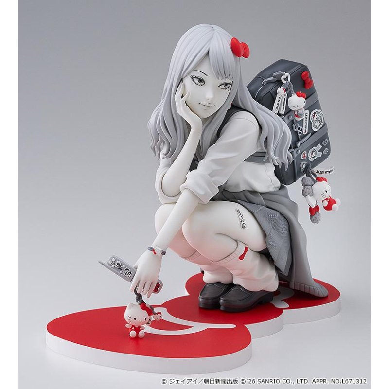 JUNJI ITO X HELLO KITTY - Gyaru Tomie x Hello Kitty - Statuette 14cm