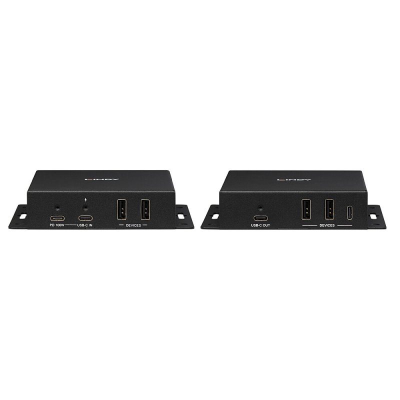 Lindy 39347 extension audio/video Émetteur et récepteur AV Noir