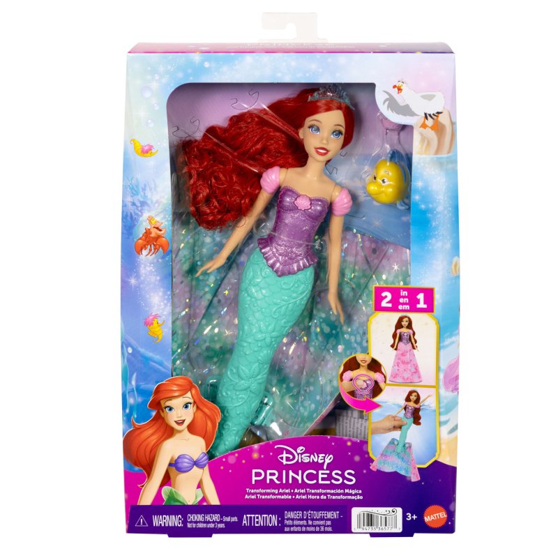 Disney - Princess Transformation Doll Ariel (217-2651)