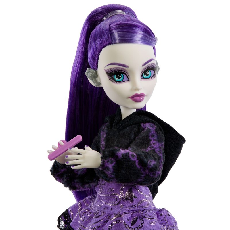 Monster High Self-Scare Secrets Spectra Vondergeist Fashion Doll with 13 Realistic Accessories