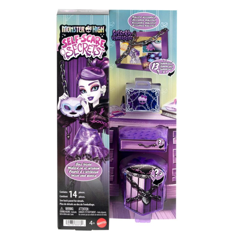 Monster High Monster High-Poupée Spectra Vondergeist Secrets de Beauté