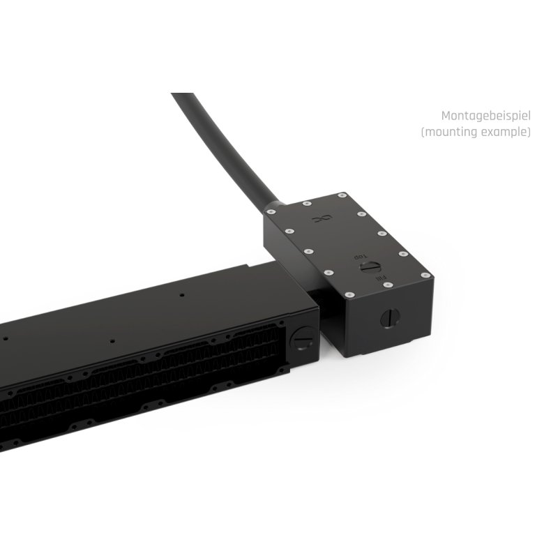 Alphacool ES Reservoir DDCzero 1U mit Pumpe