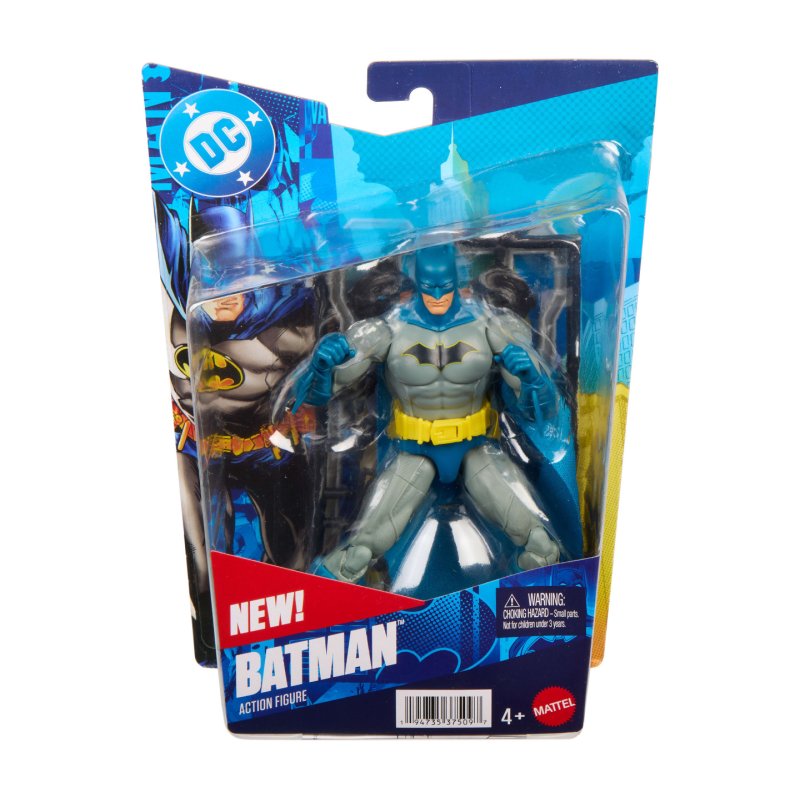 Mattel DC Premier 6.5 Inch Batman Action Figure Series 1, Detailed Design 22 Articulations & Cape