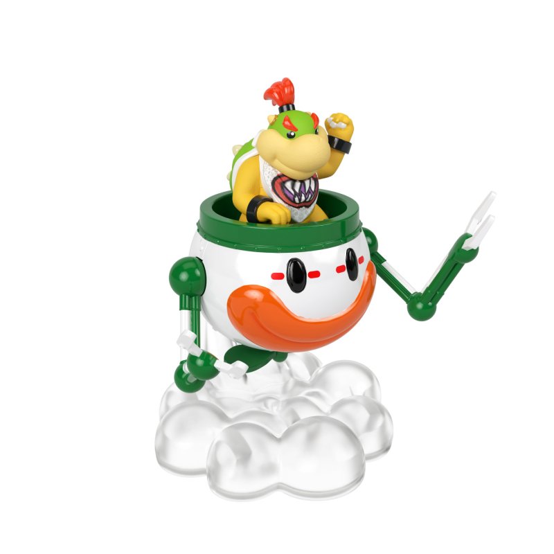 Hot Wheels The Super Mario Galaxy Movie 2-Pack, Mario on a Motorcycle & Bowser Jr. in a Clown Car