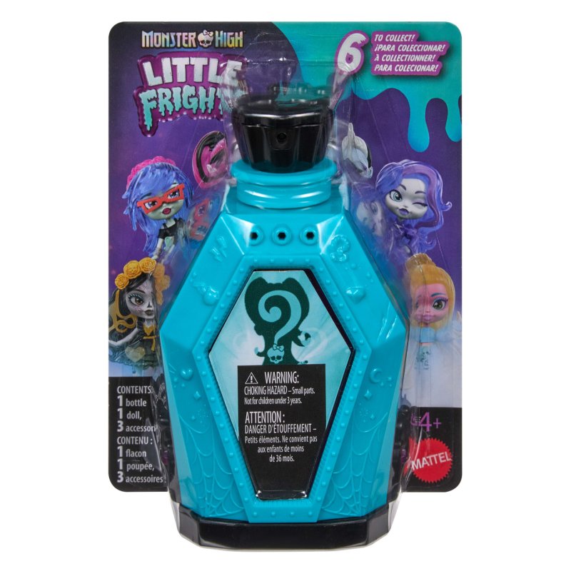 Monster High Little Frights Mini Dolls, Surprise Figures with Water Reveal (Characters May Vary)
