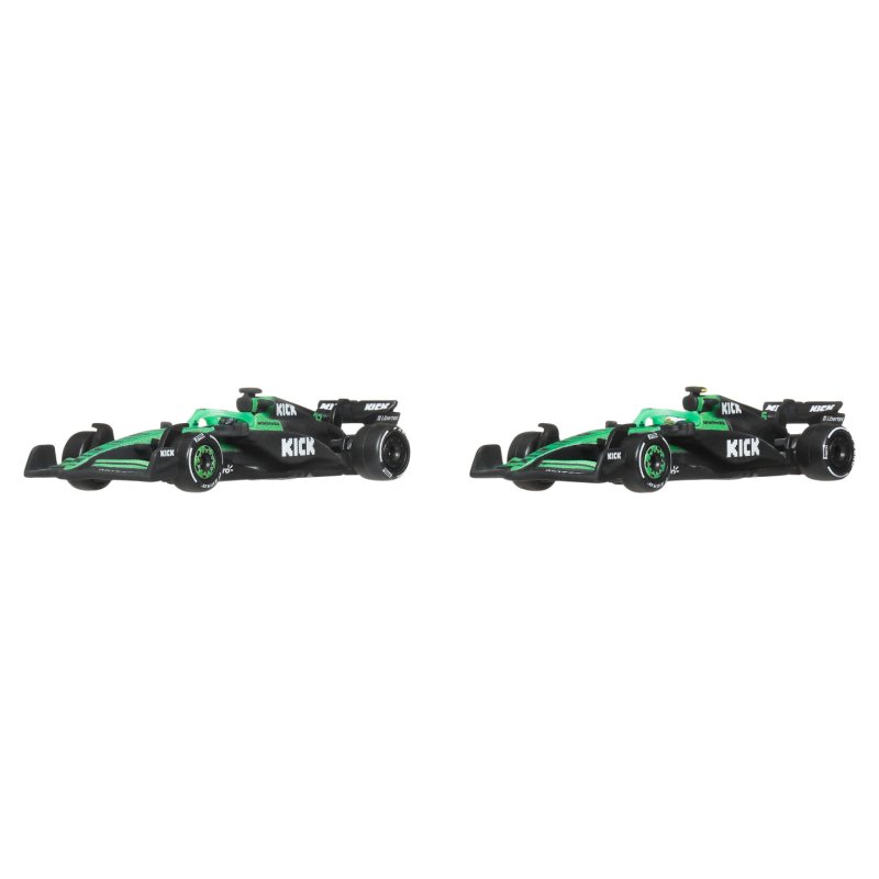 Hot Wheels Hot Wheels-Premium KICK Sauber F1 Team-coffret de 2 voitures de course Hulkenberg et Bortoleto