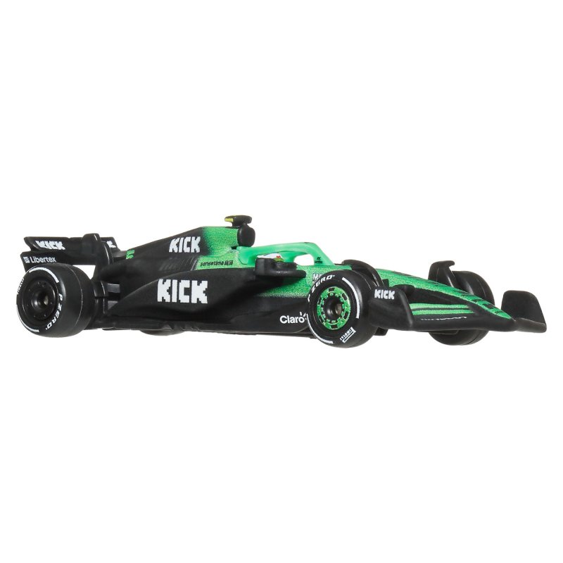 Hot Wheels Premium KICK Sauber F1 Team 2-Pack of 1:64 Scale Racecars: Hulkenberg & Bortoleto