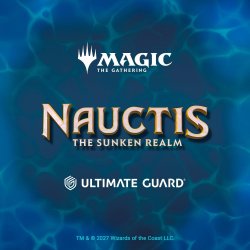 Ultimate Guard Omnihive 500 Xenoskin Magic: The Gathering "Nauctis: The Sunken Realm" - Artifact Mythic