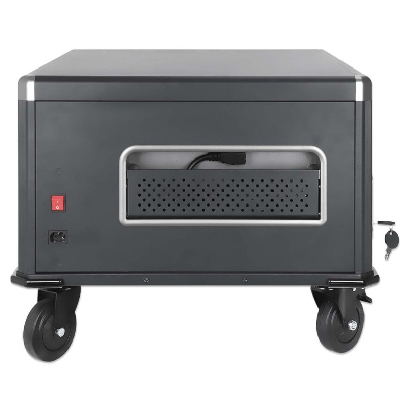 Manhattan Chariot de charge (armoire) 20 ordinateurs portables (jusqu’à 16"), charge via adaptateurs secteur (EU)