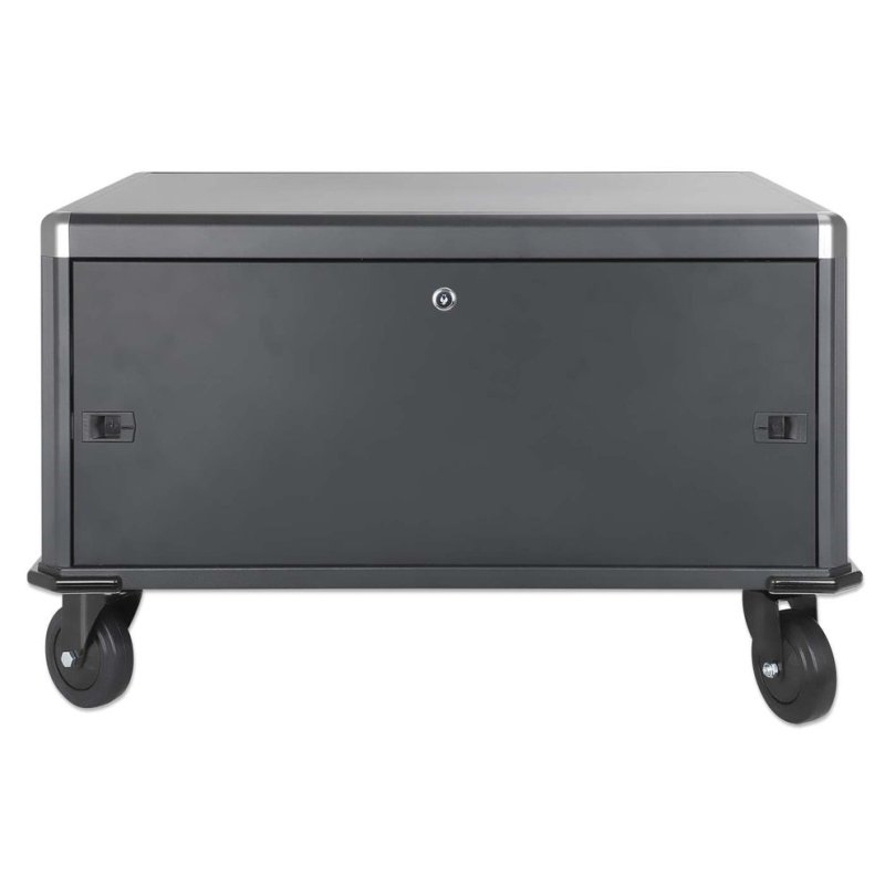 Manhattan Chariot de charge (armoire) 20 ordinateurs portables (jusqu’à 16"), charge via adaptateurs secteur (EU)