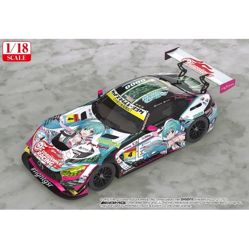 Hatsune Miku GT Project Vehicle 1/18 Good Smile Hatsune Miku AMG 2019 Ver. 26 cm
