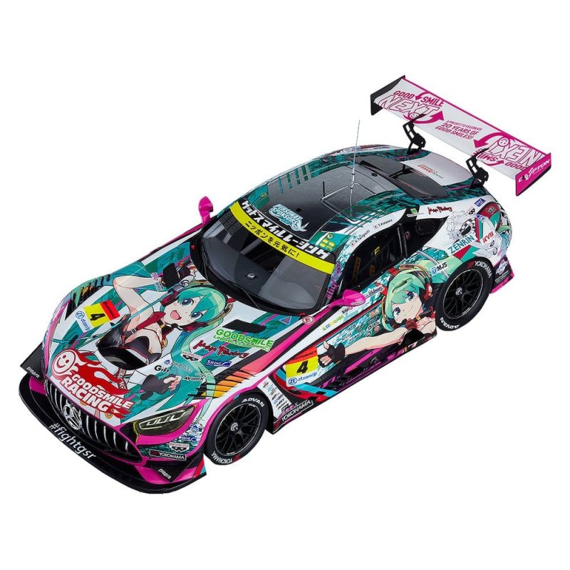 Hatsune Miku GT Project Vehicle 1/18 Good Smile Hatsune Miku AMG 2020 SUPER GT Okayama Test Ver. 26 cm
