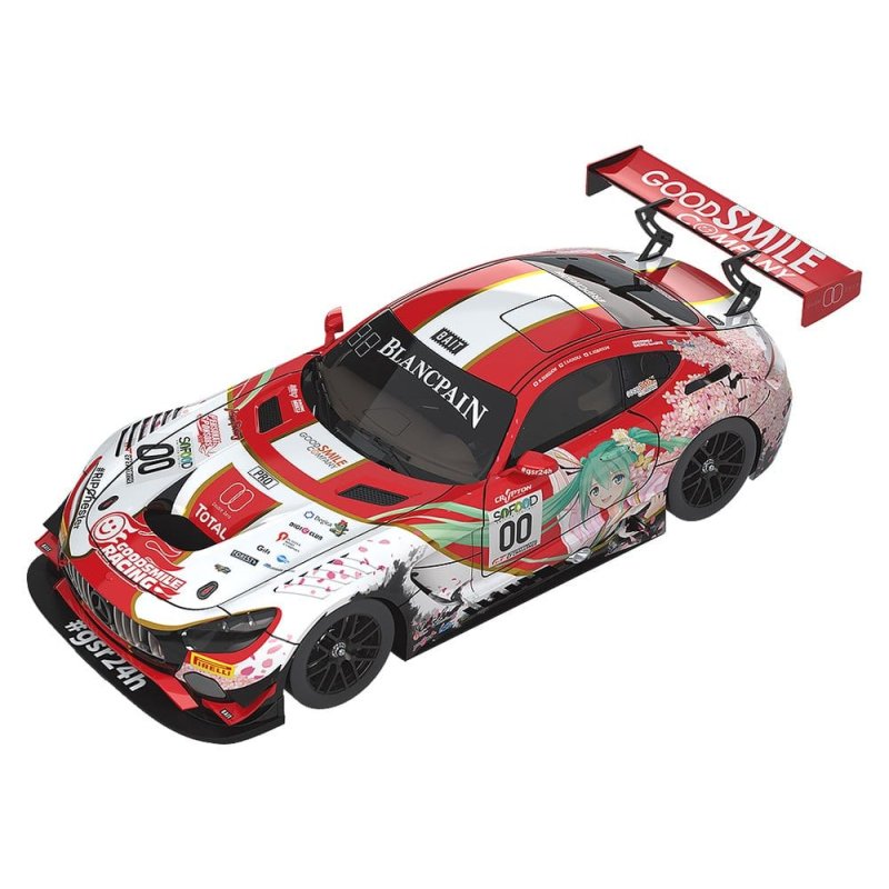 Hatsune Miku GT Project Vehicle 1/43 Good Smile Hatsune Miku AMG 2017 SPA24H Ver. 11 cm