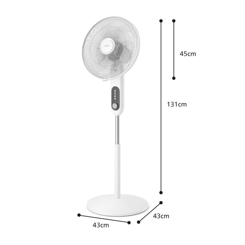Philips 1000 series CX1220/00 household fan Grey