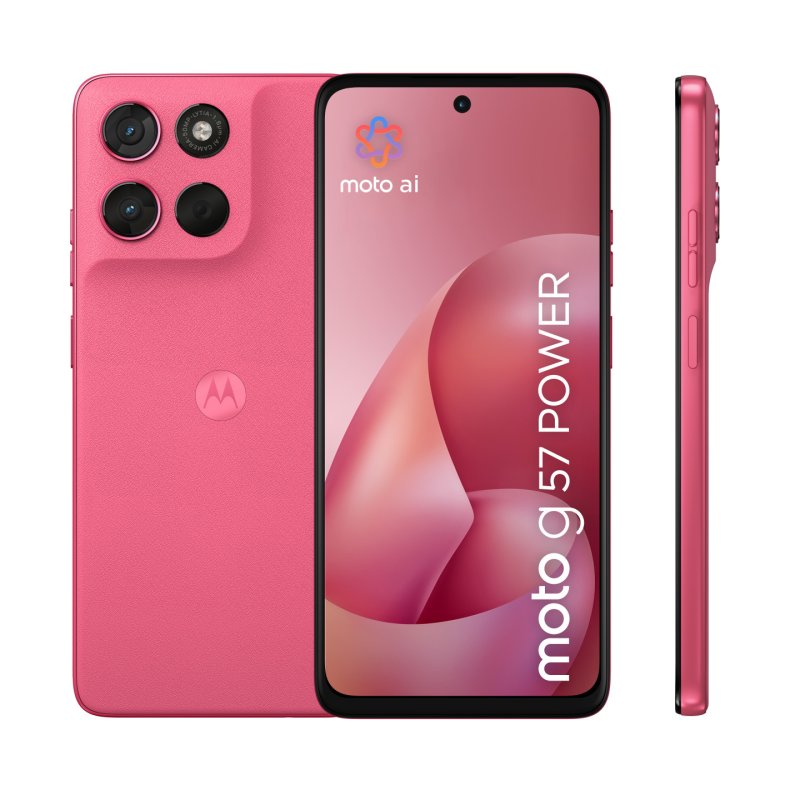 Motorola moto g57 power 17.1 cm (6.72 ) Dual SIM Android 16.0 5G USB Type-C 12 GB 256 GB 7000 mAh Pink
