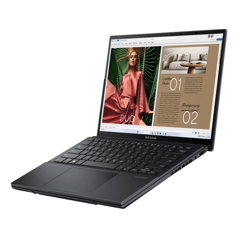 ASUS Zenbook Duo UX8406CA-QL249W Intel Core Ultra 9 285H Hybrid (2-in-1) 35.6 cm (14") Touchscreen WUXGA 32 GB