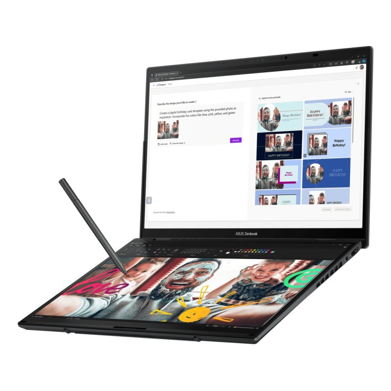 ASUS Zenbook Duo UX8406CA-QL249W Intel Core Ultra 9 285H Hybrid (2-in-1) 35.6 cm (14") Touchscreen WUXGA 32 GB