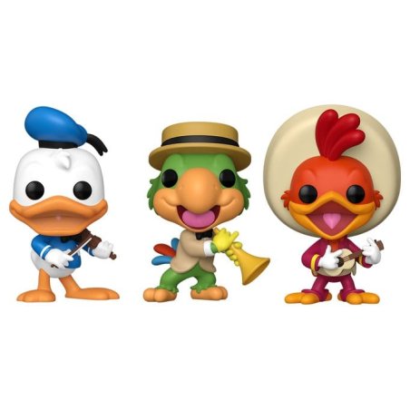 Disney POP! Vinyl Figure 3-Pack The Three Caballeros 9 cm