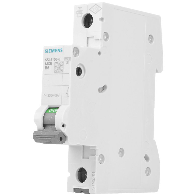 Siemens Automat B 6A 5SL61066 230/400V 6kA 1p B