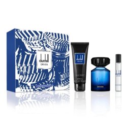 Dunhill Driven Blue Eau De Toilette Spray For Men 3-Piece Set