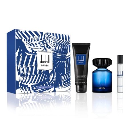 Dunhill Driven Blue Eau De Toilette Spray For Men 3-Piece Set