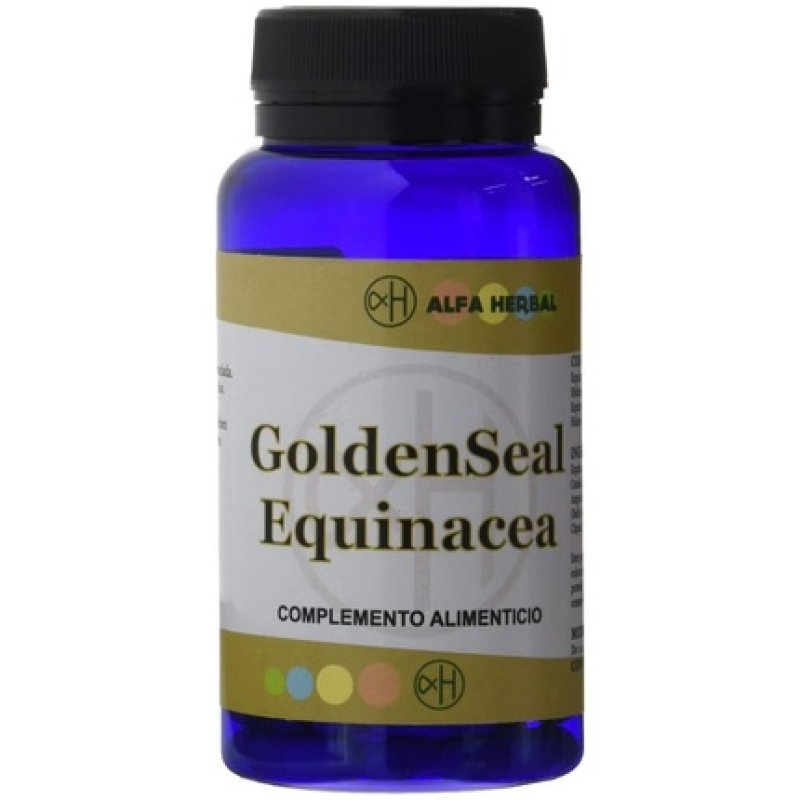 Alfa Herbal Goldenseal Echinacea Herbal Supplement 60 Capsules