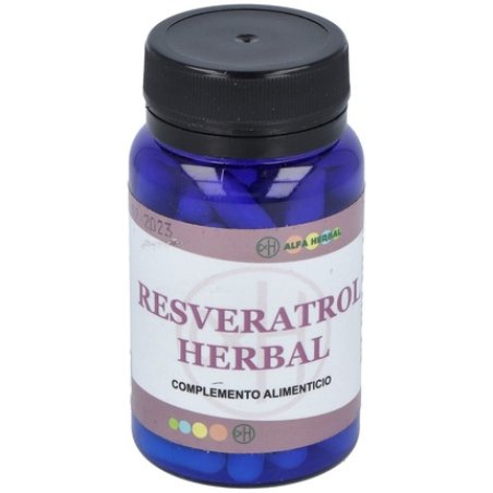 Alfa Herbal Resveratrol Dietary Supplement 60 Capsules