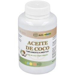 Alfa Herbal Coconut Oil Dietary Supplement 120 Capsules