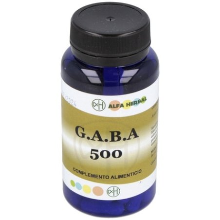 ALFA HERBAL GABA Dietary Supplement 500mg 60 Capsules