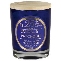 Cerabella Sandalwood and Patchouli Scented Artisan Candle No. 25