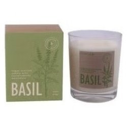 Cerabella Basil Scented Candle in Glass 7.5x9cm - Single Unit