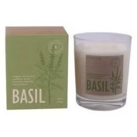 Cerabella Basil Scented Candle in Glass 7.5x9cm - Single Unit