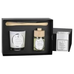 Cerabella Set No. 4 Candle and Mikado Jasmine-Magnolia 23x16.6x8.3cm