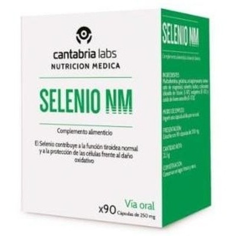 Nutricion Medica Selenio NM Dietary Supplement 90 Capsules