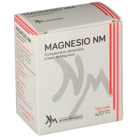 Nutricion Medica Magnesium Dietary Supplement 1g - 20 Sachets