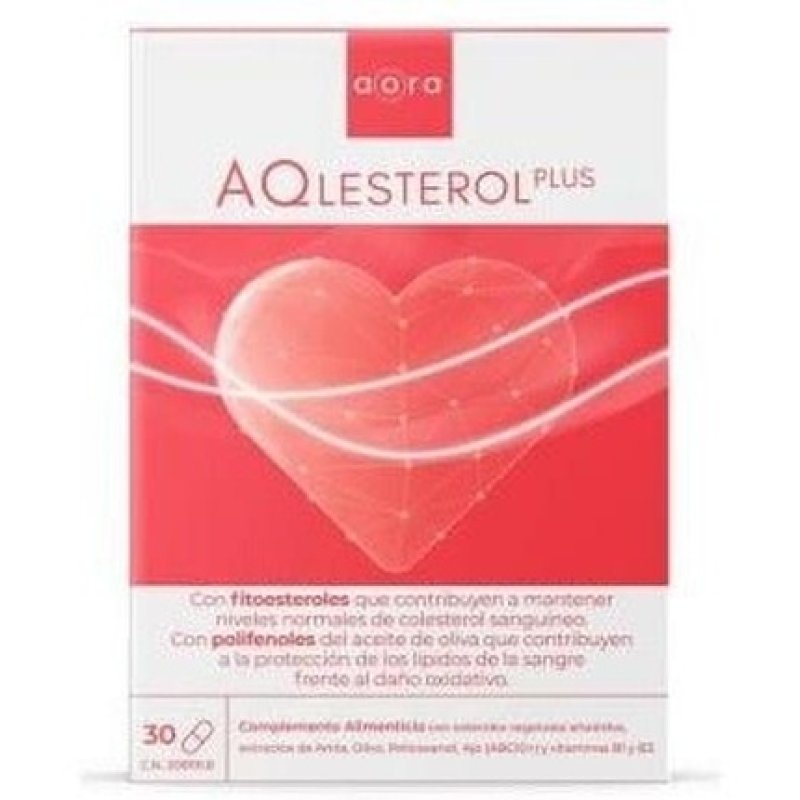 AORA AQLESTEROL PLUS Cholesterol Care Supplement 30 Capsules