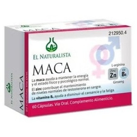 El Naturalista Maca Supplement 60 Capsules