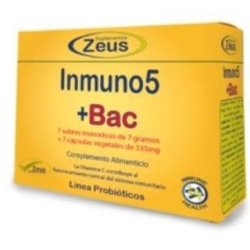 ZEUS Inmuno5 BAC Immune Support Supplement 7 Sachets 7 Capsules