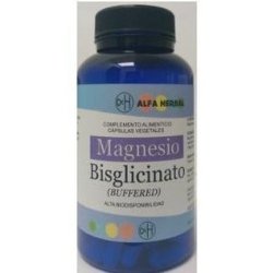 ALFA HERBAL Magnesium Bisglycinate Dietary Supplement 120 Capsules