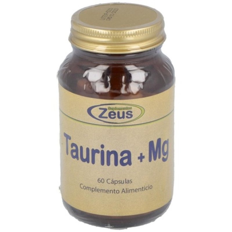 ZEUS L-Taurine Magnesium Supplement 60 Capsules